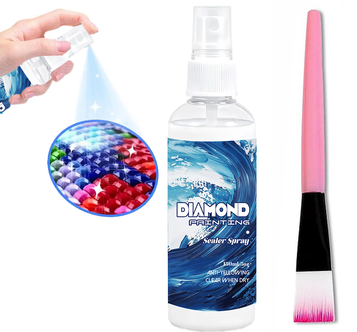Resin Art Canvas - Spray sellador de 150 ml para