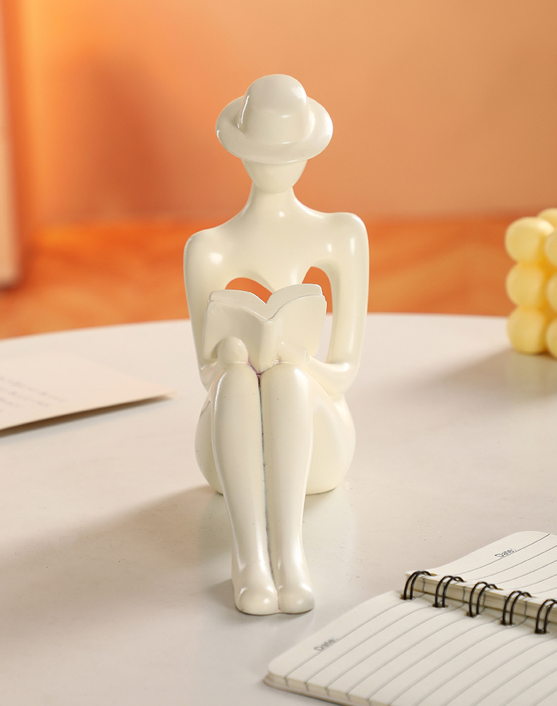 Resin Art Lamp - Arte creativo moderno, figura de resina