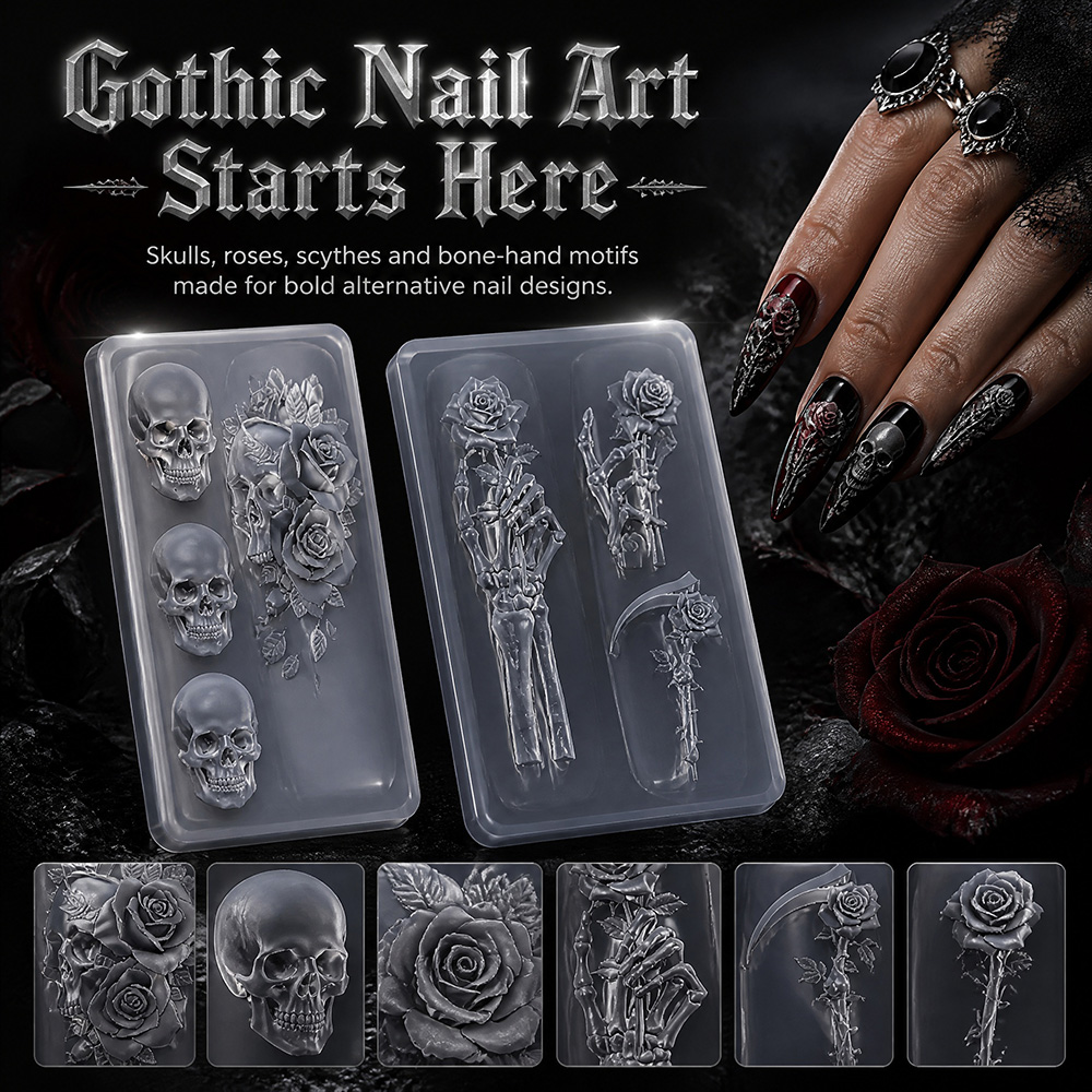 Resin Art Templates Free - Juego de 2 moldes de silicona