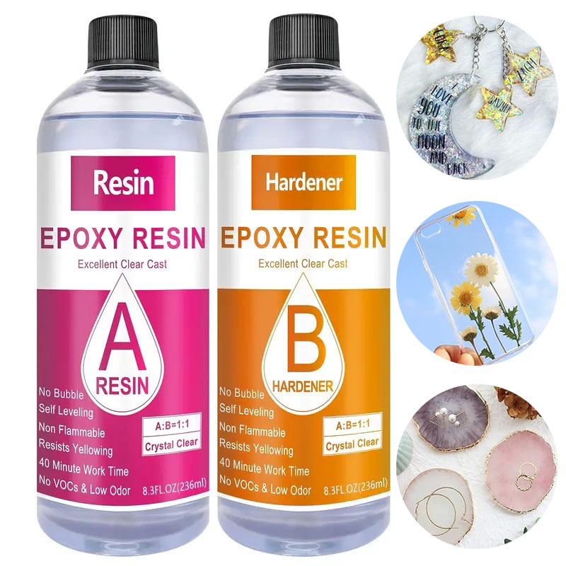 Resin Art Ratio - Kit de resina epoxi transparente, fundición