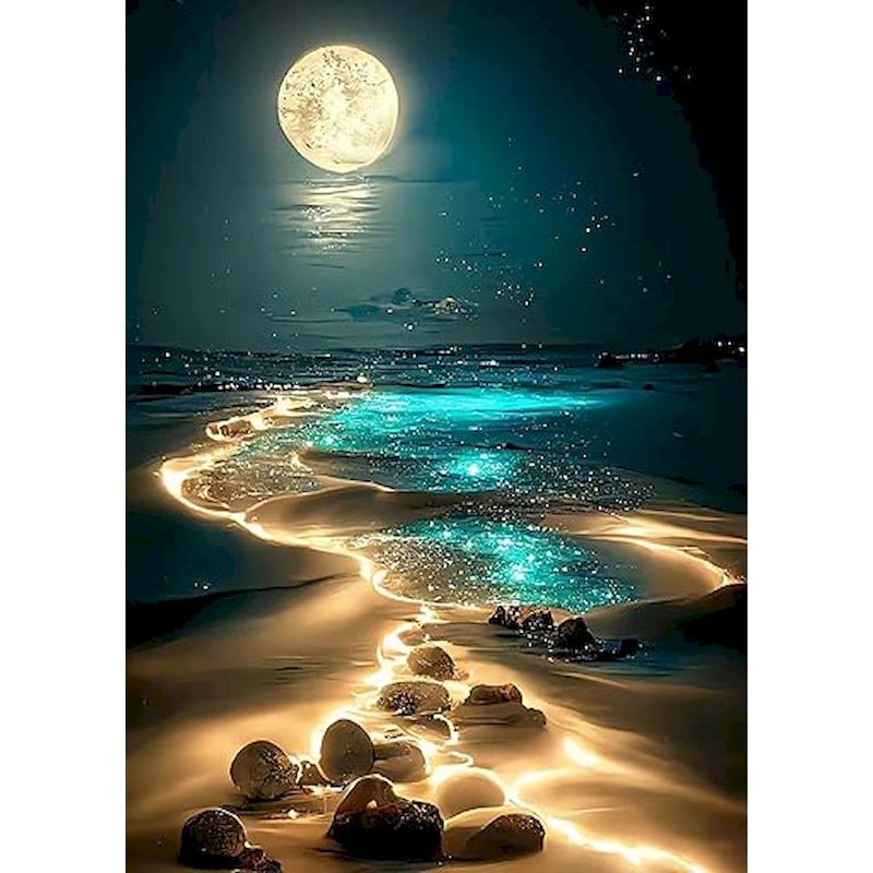 Resin Art Frame - Kit de pintura con diamantes 5D,