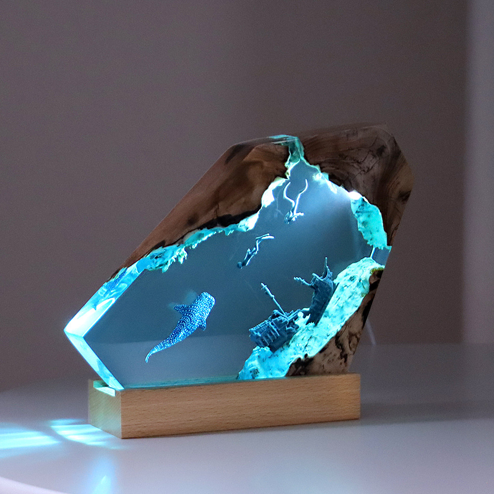 Resin Art Lamp - Nueva y creativa decoración de mesa