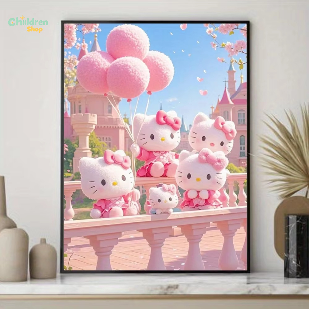 Resin Art Frame - Pintura de Diamantes 5D DIY Sanrio