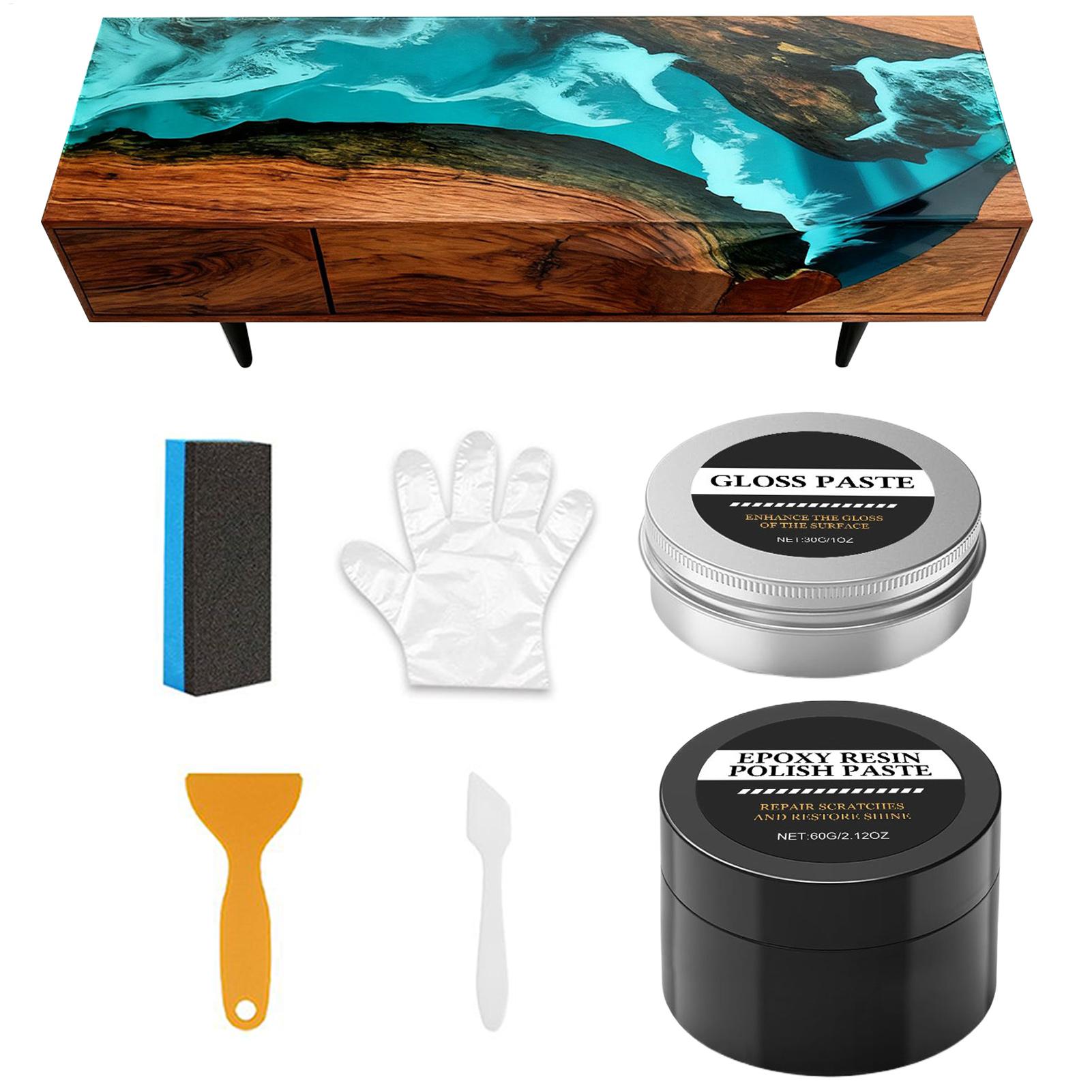 Pasta de pulido de alto brillo - Resin Art Kit reseña y precio