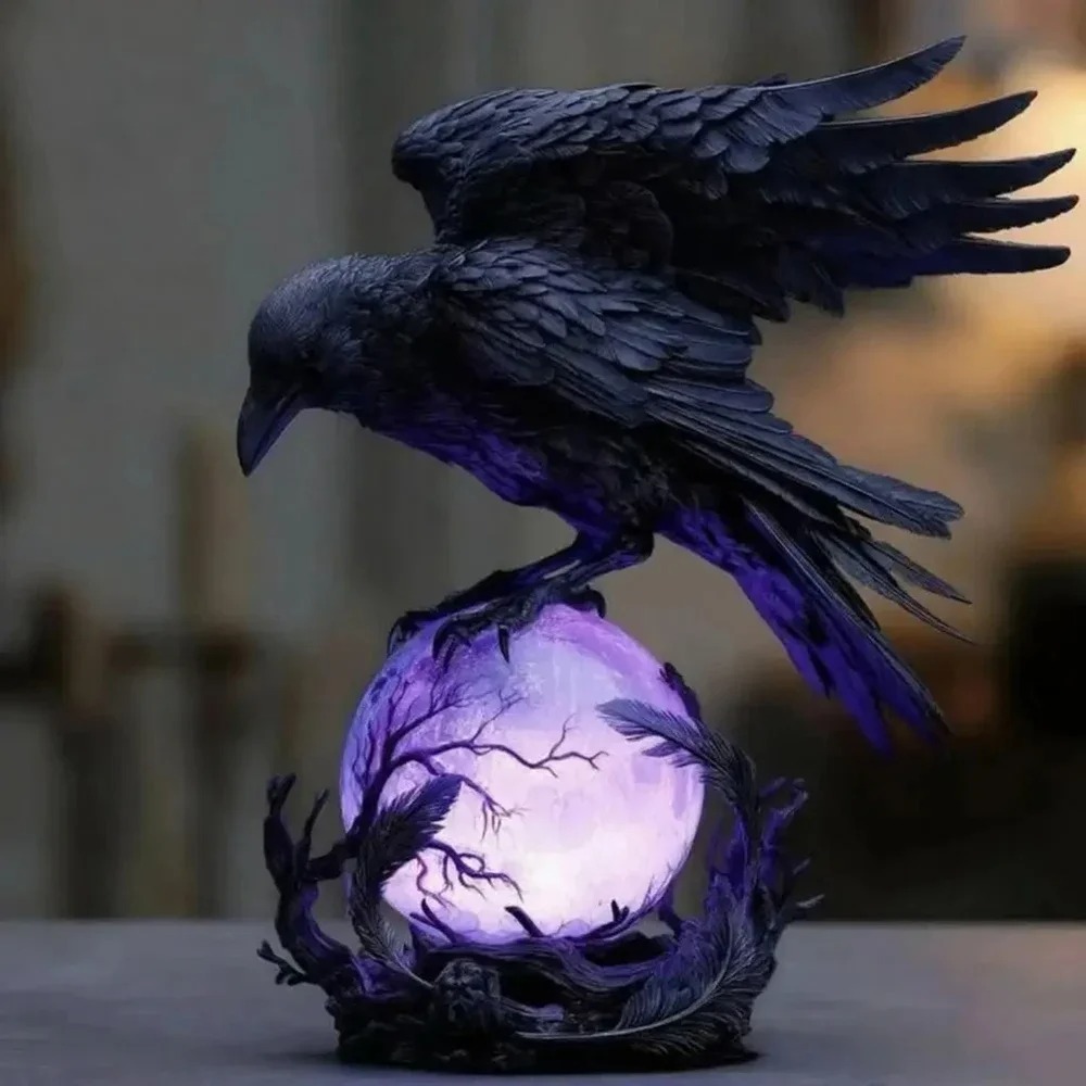 Lámpara LED Gótica con Forma d - Resin Art Lamp reseña y precio