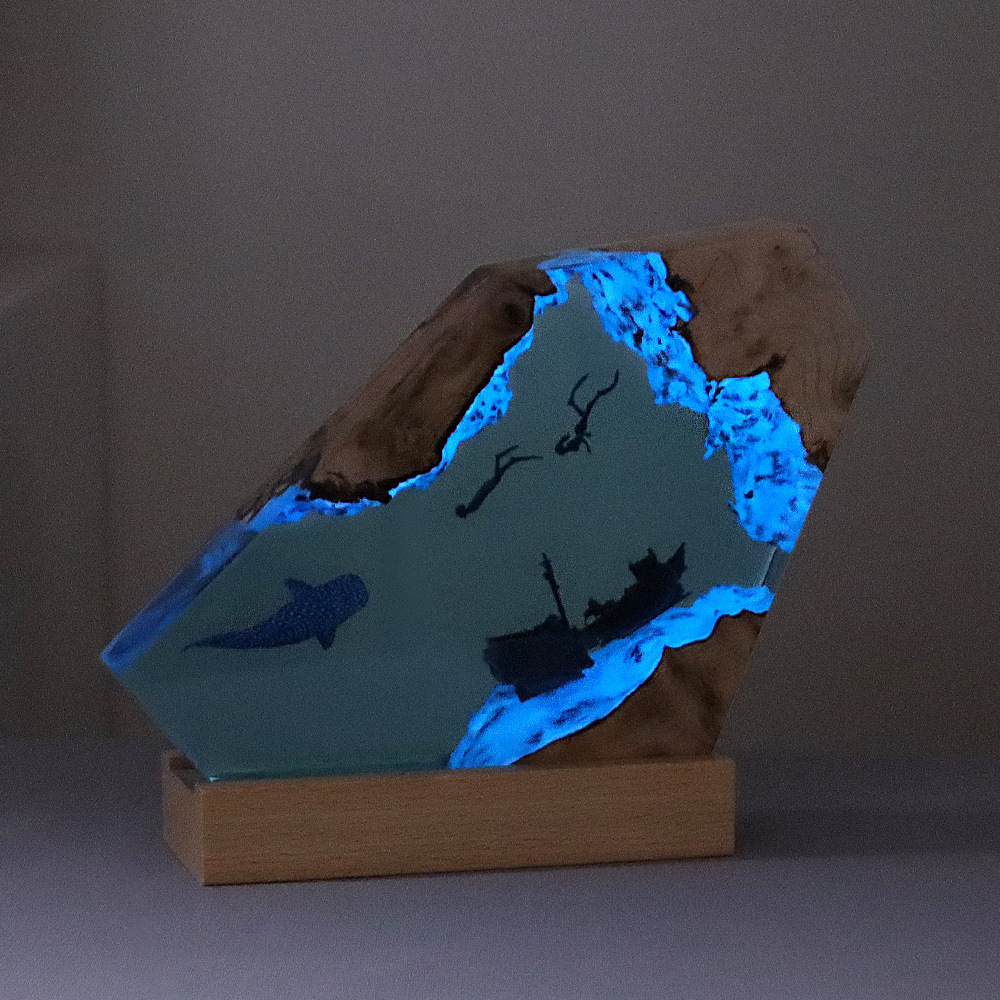 Nueva y creativa decoración de - Resin Art Lamp reseña y precio