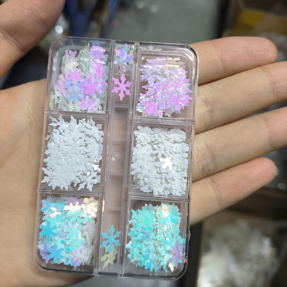 6/12 rejillas 3D Aurora copos  - Xmas Resin Art reseña y precio