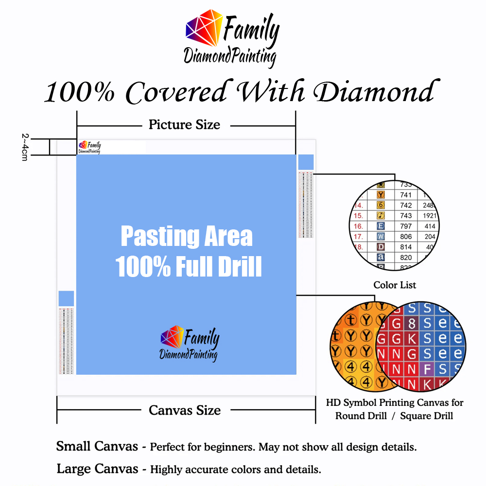 Familia de pintura de diamante - Resin Art Kit reseña y precio