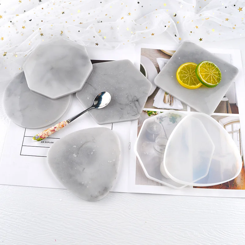 Molde de posavasos geométrico  - Resin Art Table reseña y precio