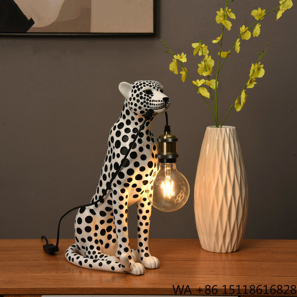 Escultura de Resina de Leopard - Resin Art Table reseña y precio