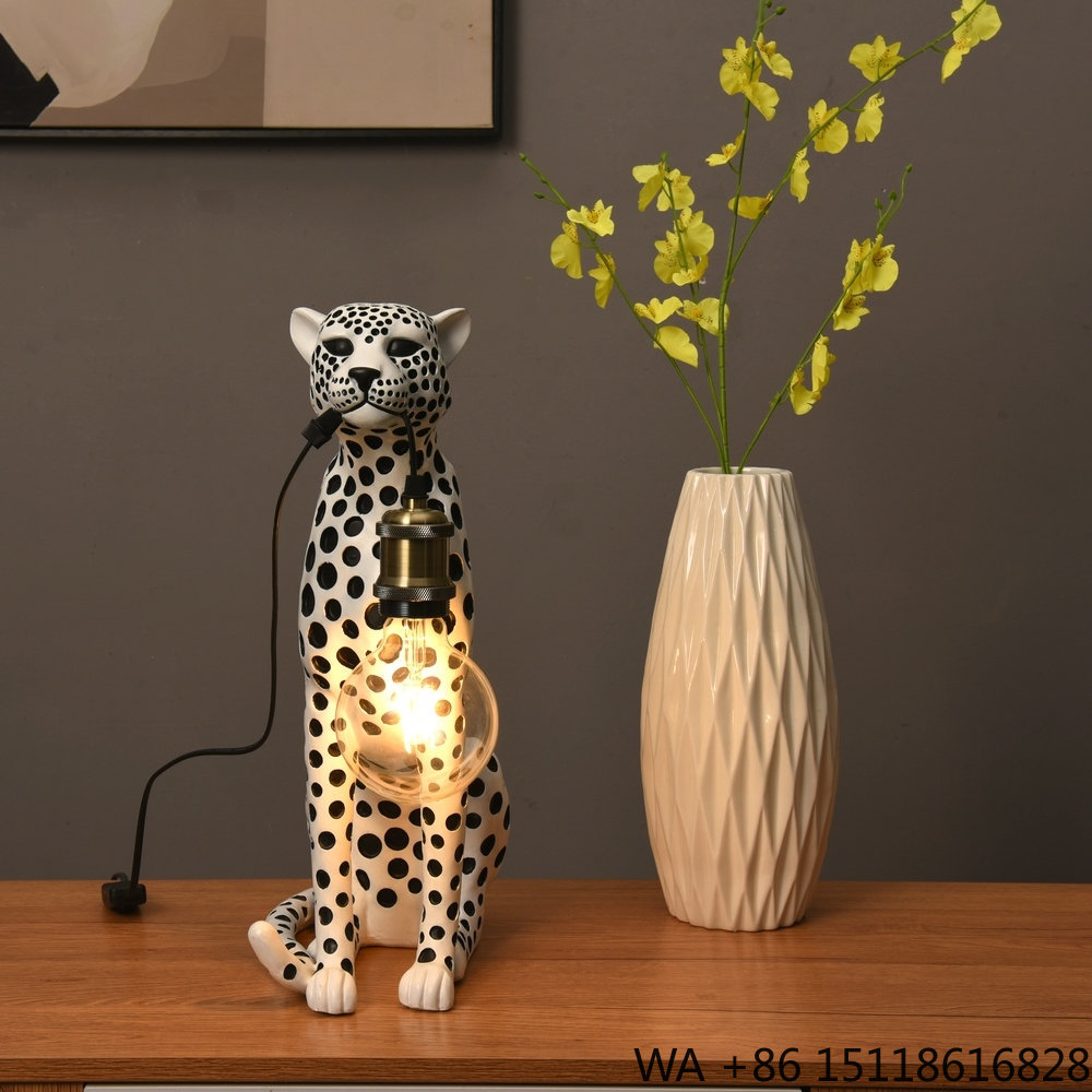 Escultura de Resina de Leopard - Resin Art Table reseña y precio