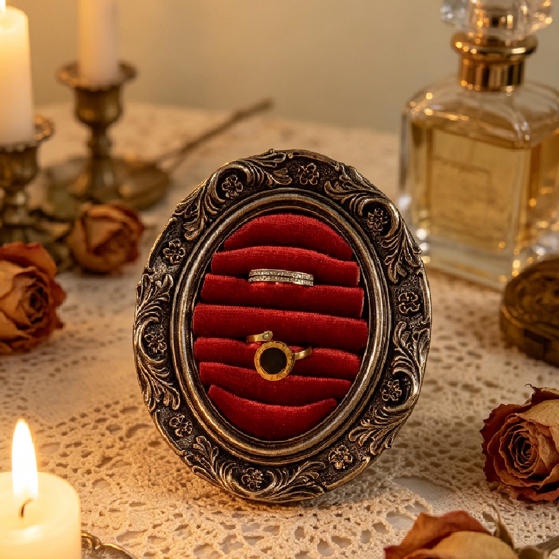 Expositor de joyas ovalado con - Resin Art Table reseña y precio