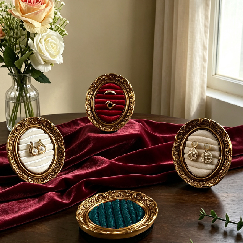 Expositor de joyas ovalado con - Resin Art Table reseña y precio