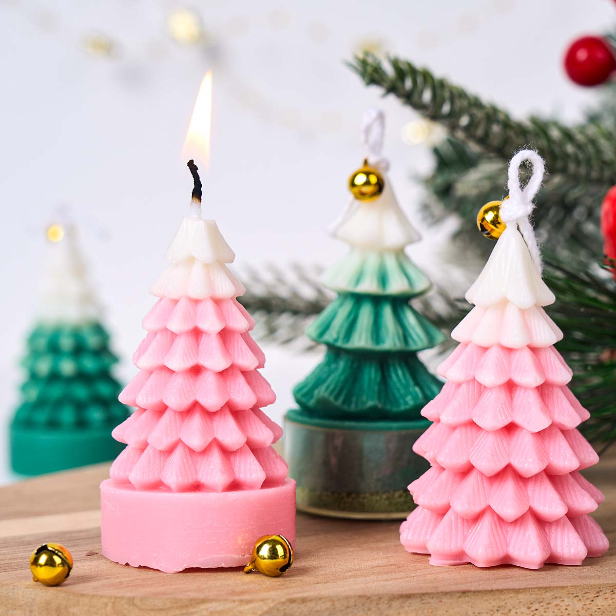 Molde de silicona 3D para árbo - Xmas Resin Art reseña y precio