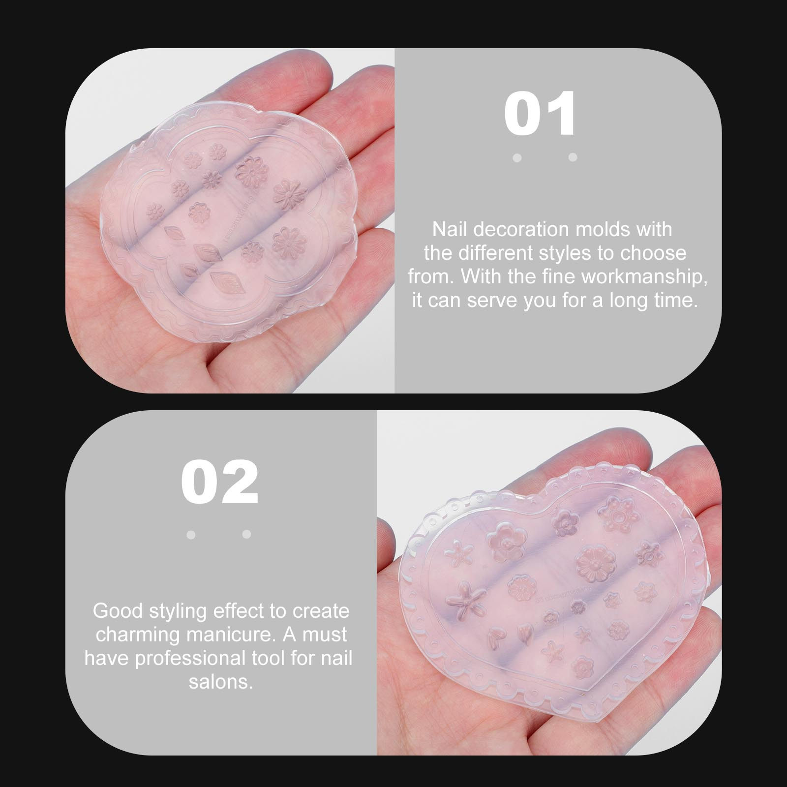 Juego de 3 Moldes de Silicona  - Resin Art Templates Free reseña y precio