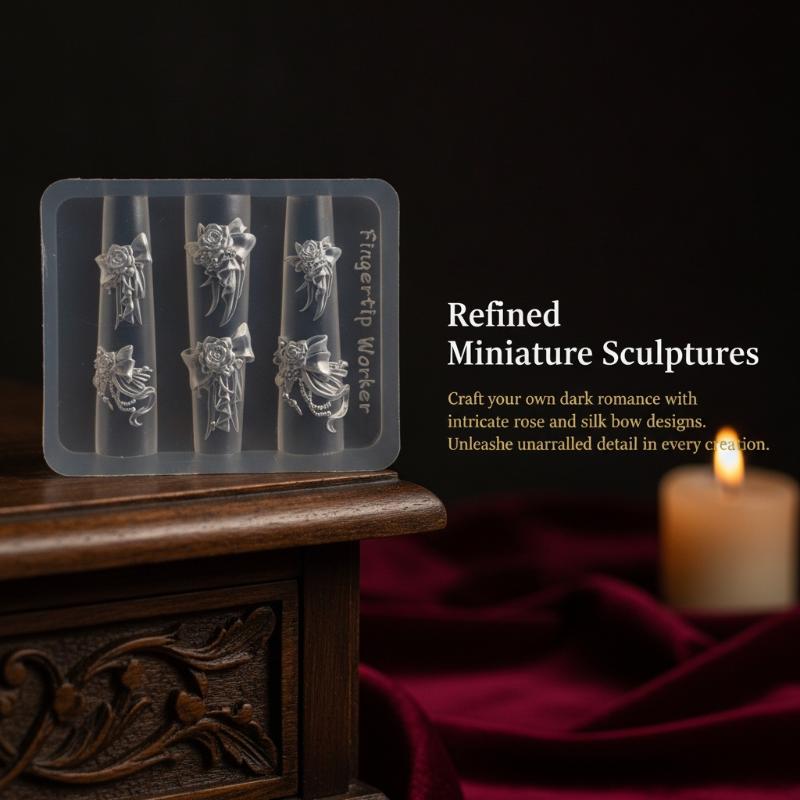 Molde de Silicona 3D para Uñas - Resin Art Templates Free reseña y precio
