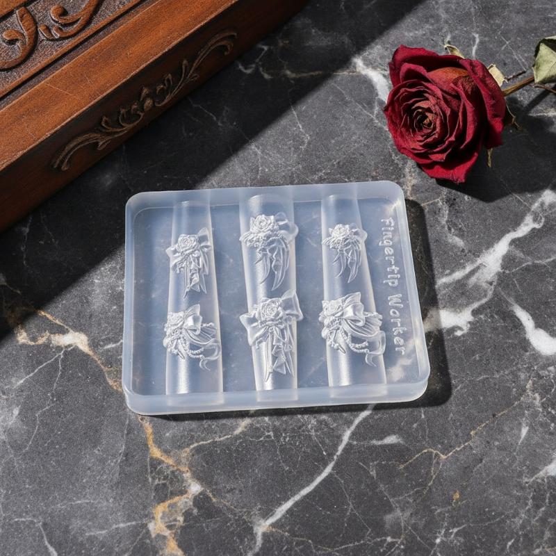 Molde de Silicona 3D para Uñas - Resin Art Templates Free reseña y precio