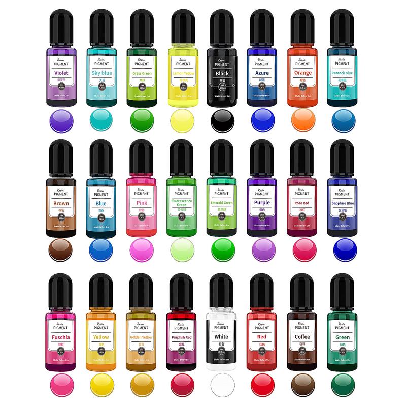 Tinta de Arte de 24 colores, p - Resin Art Alcohol Ink reseña y precio