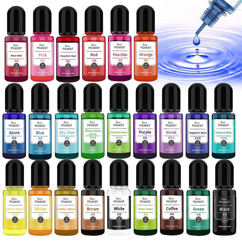 Tinta de Arte de 24 colores, p - Resin Art Alcohol Ink reseña y precio